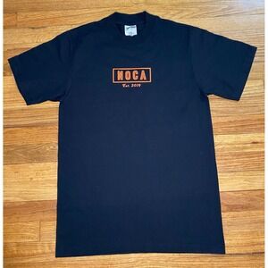 NOCA Anti Drinkin Drinkin Club T-Shirt Mens Small Black Shaka Wear Tee